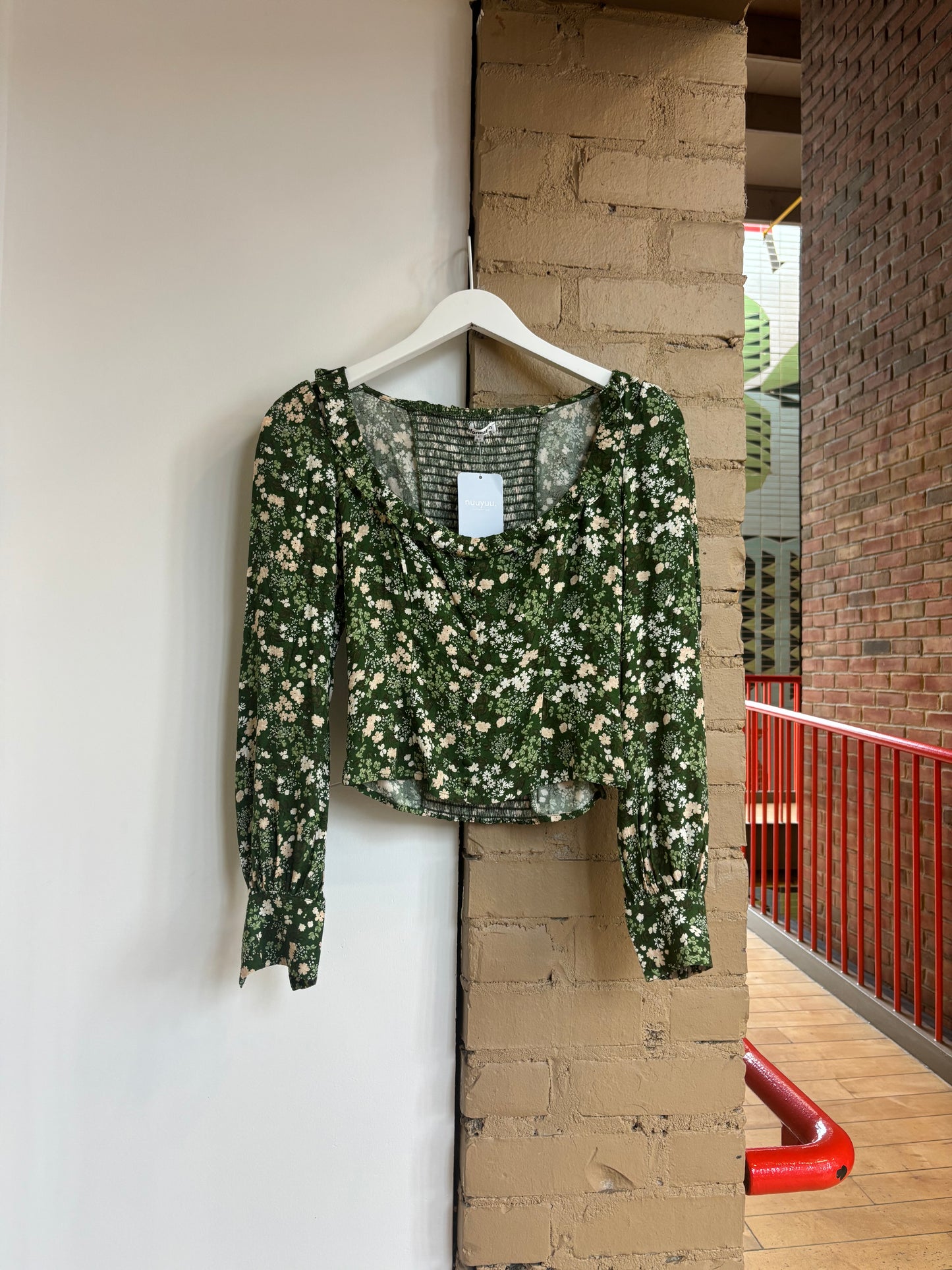 Booth 10 Reformation Floral Long Sleeve Top (4/S)