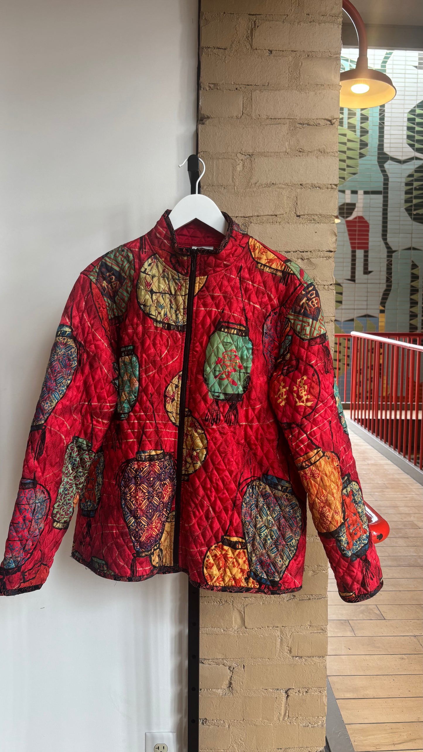 Booth 12 Patterned Red Jacket (M)