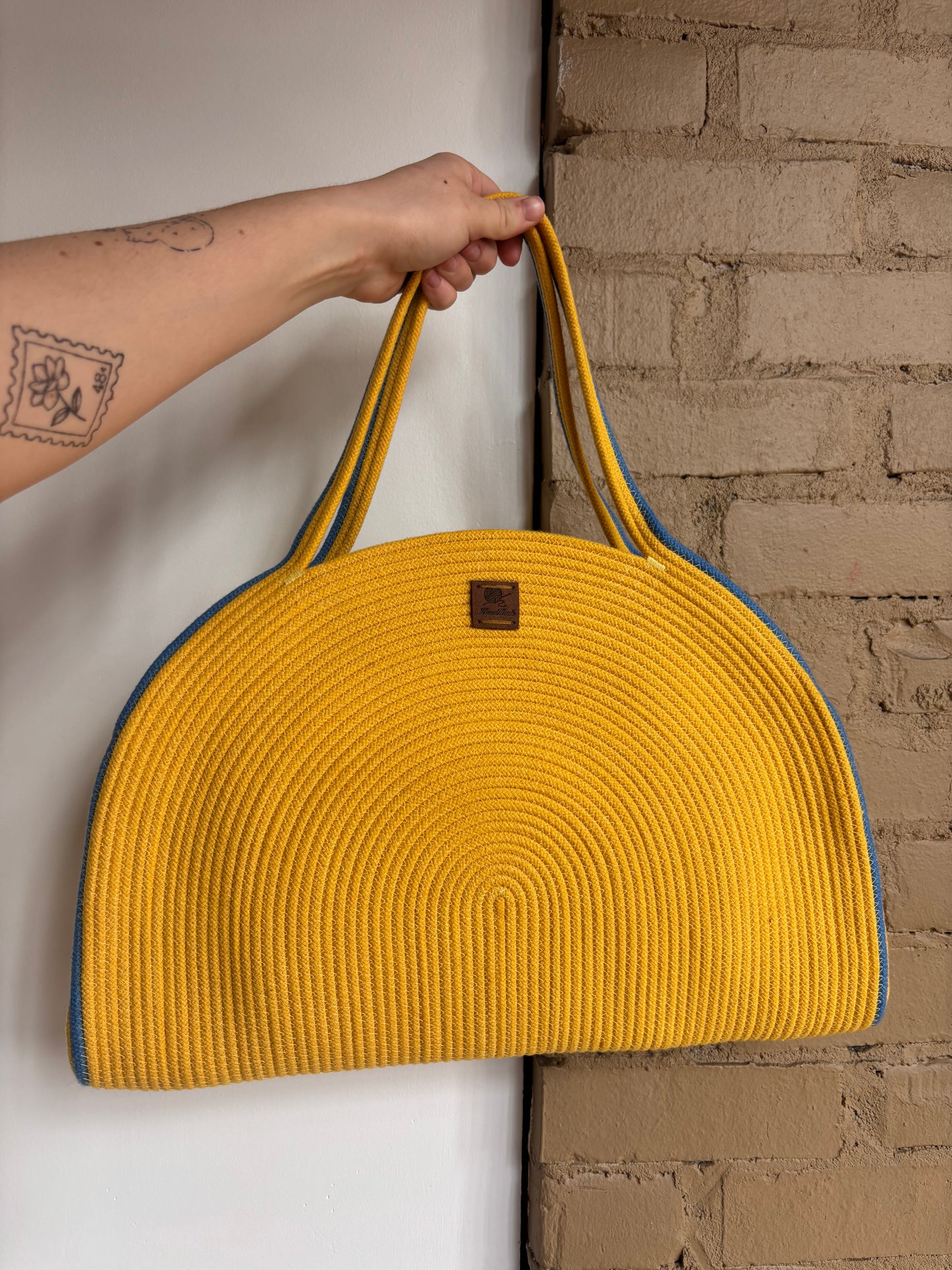 Booth 11 Ukranian Pride Crescent Purse