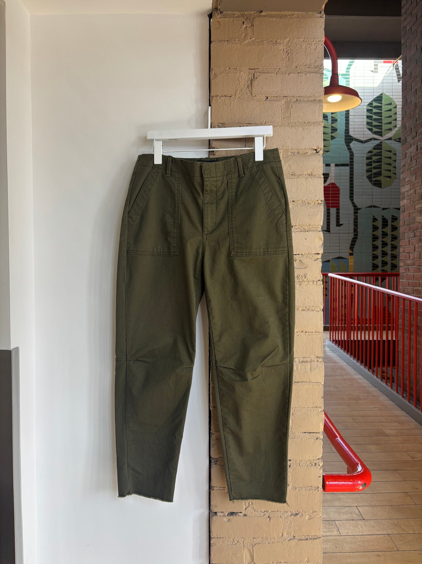 Booth 9 Green Barrel Pants (8)