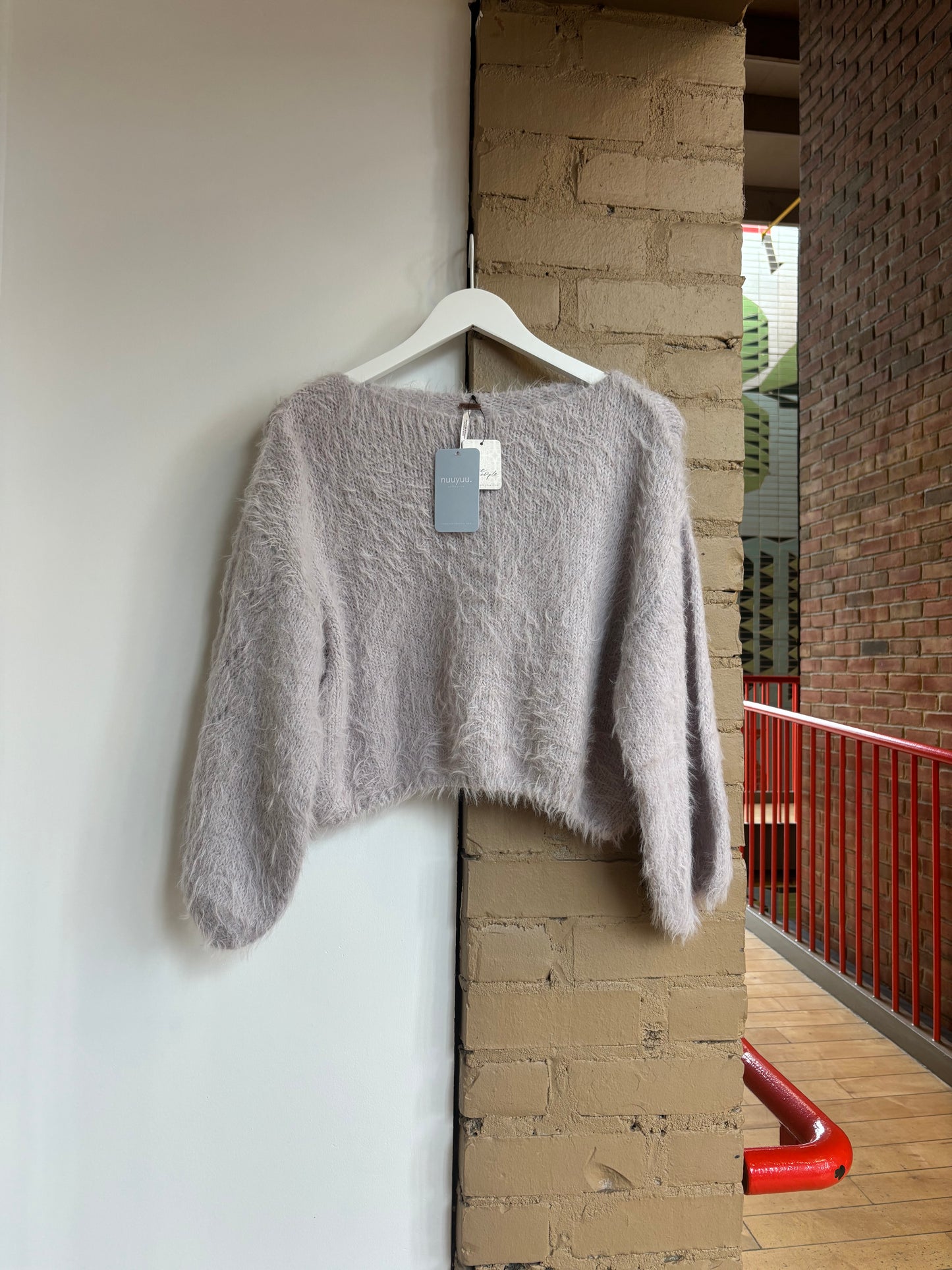 Booth 1 NWT Lilac Free People Fuzzy Sweater (S)