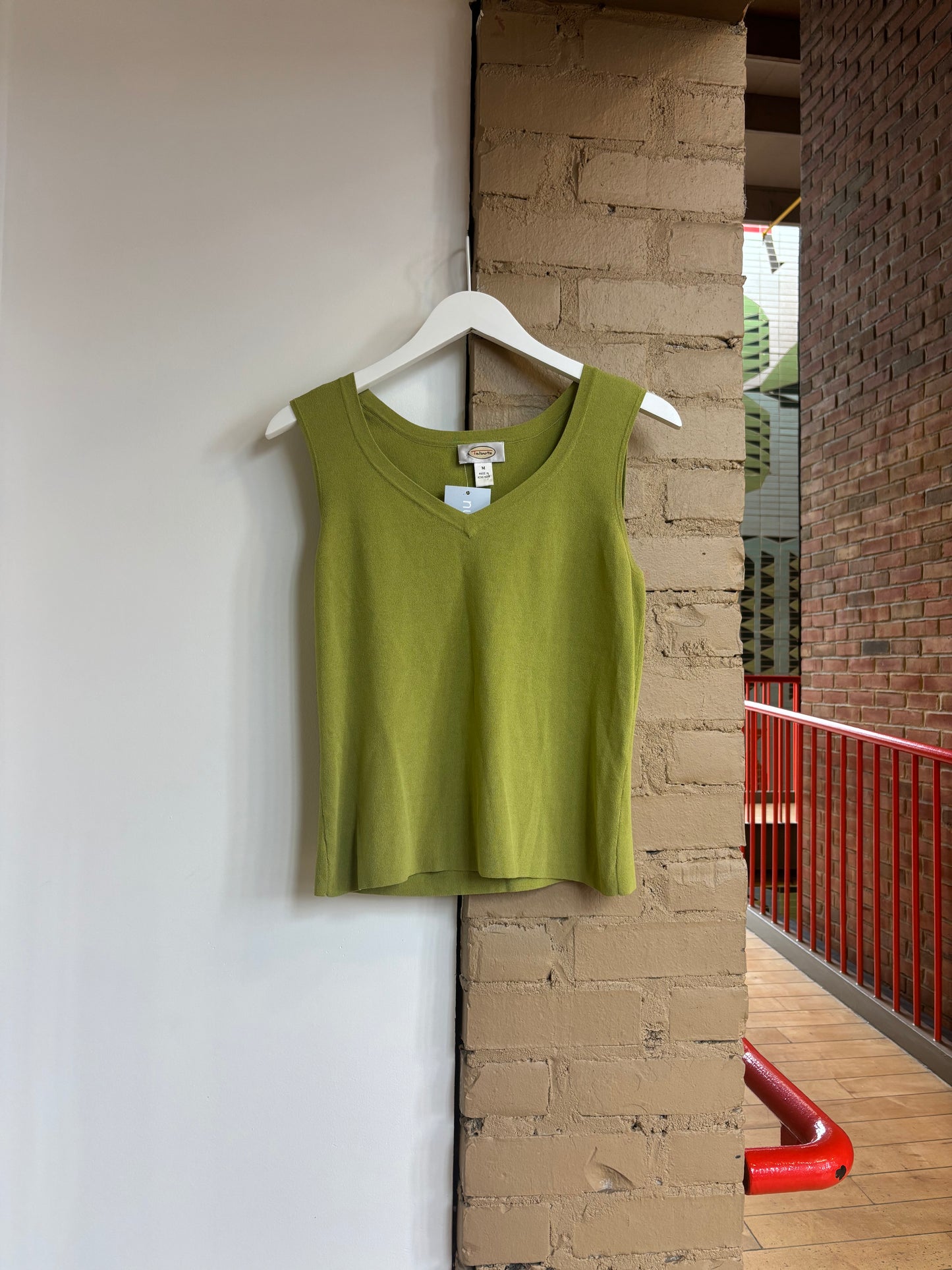 Booth 4: Green Sweater Vest (M)