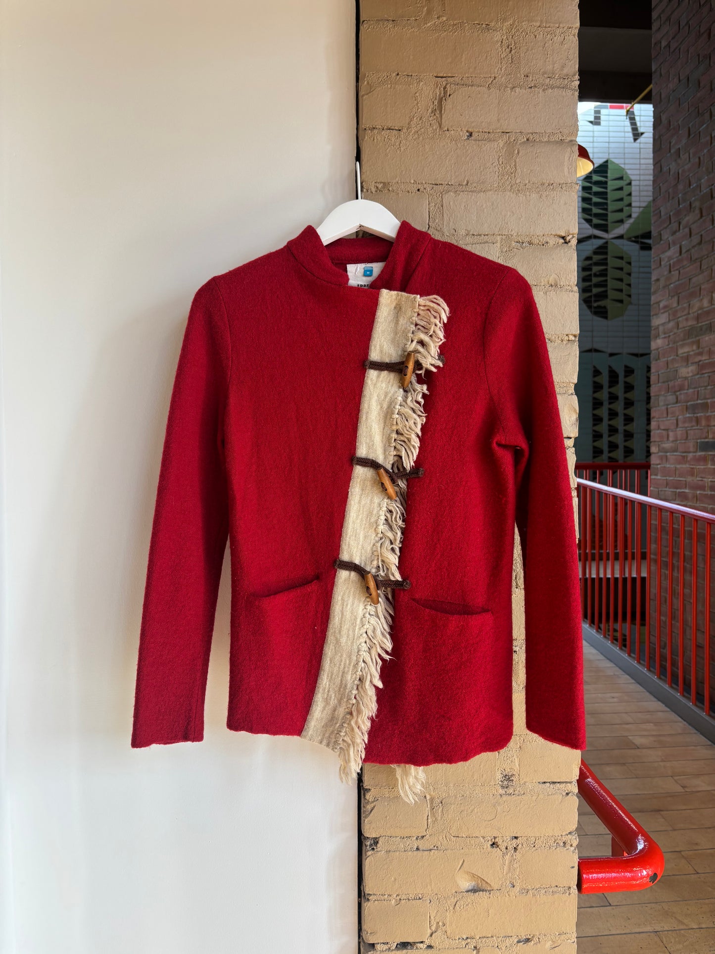 Booth 9 Red Cardigan (M)