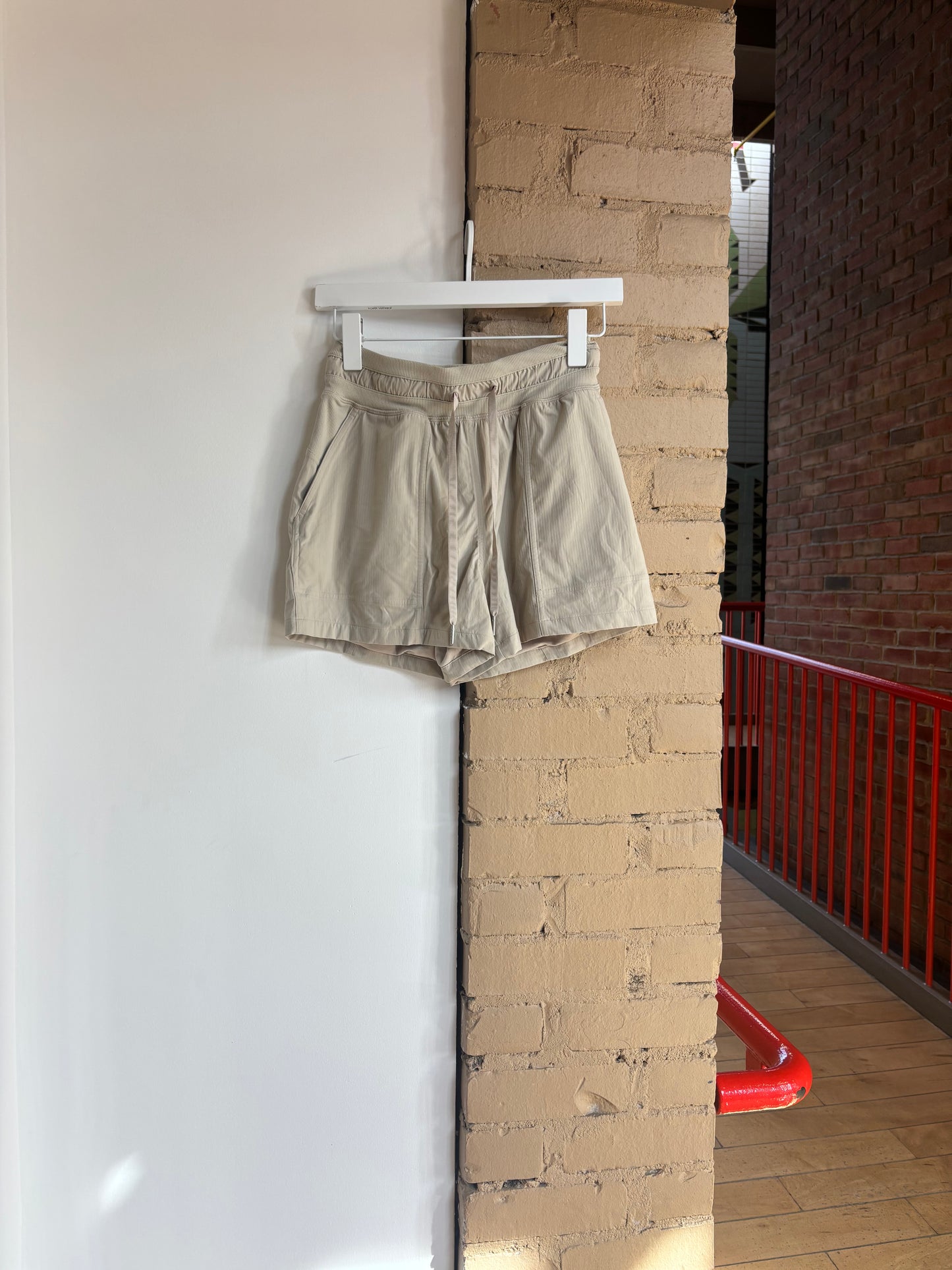 Booth 1 Tan Lululemon Dance Studio Short (2)