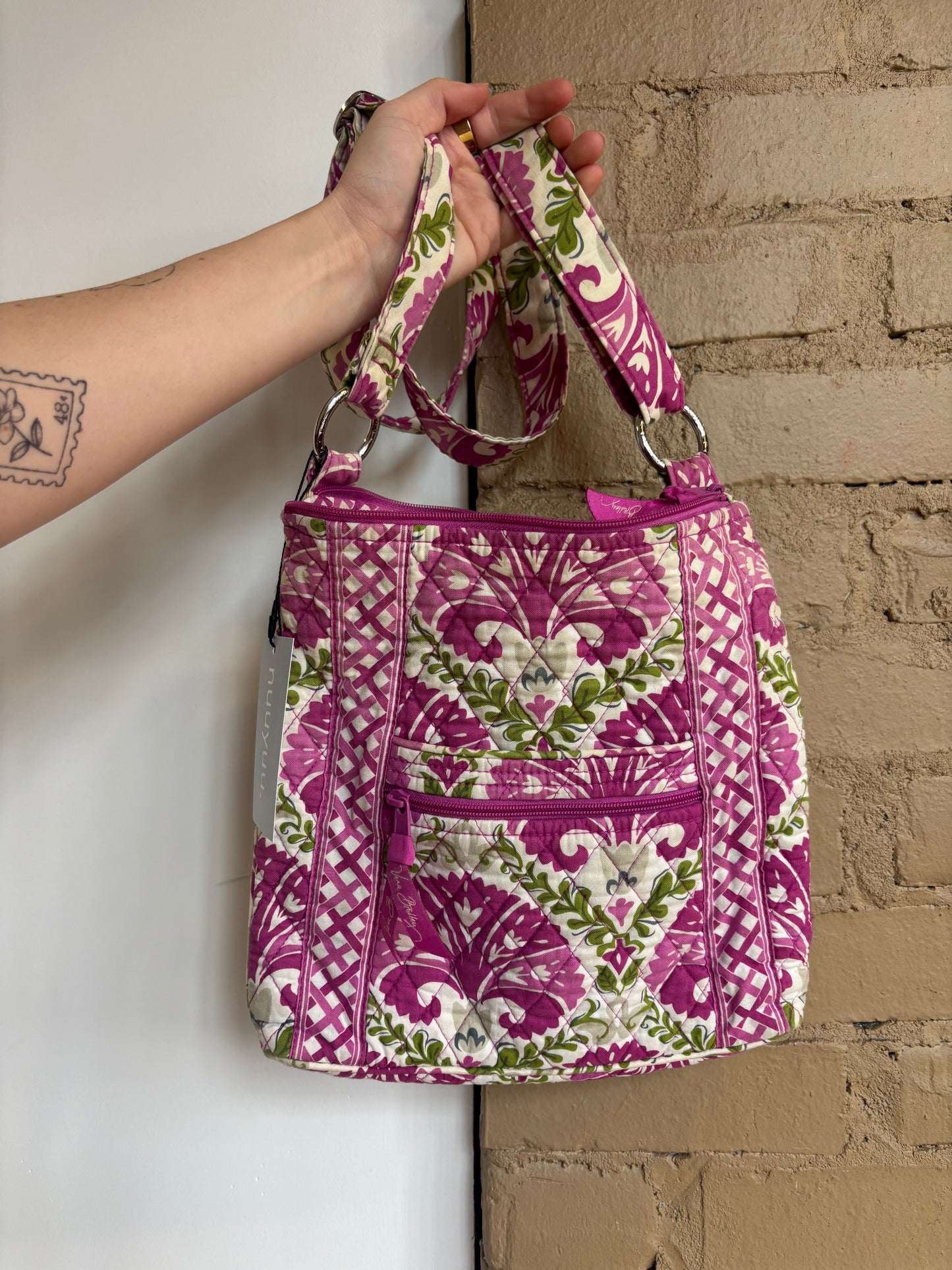 Booth 5 Vera Bradley Pink & Green Purse