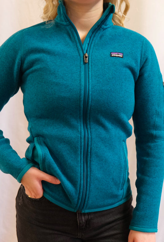 Booth 12 Teal Patagonia Better Sweater Zip Up (S-M)