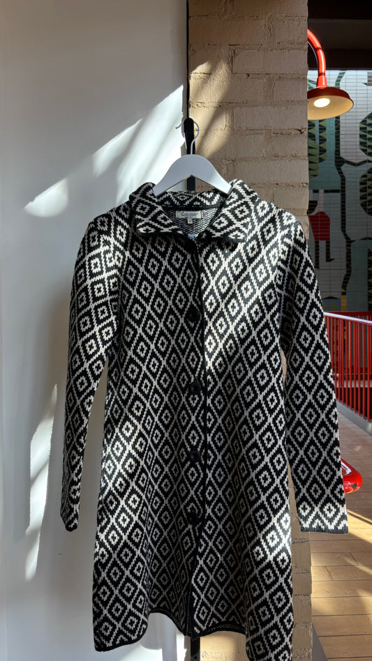 Booth 20 Vintage Italian Wool Long Cardigan (M)