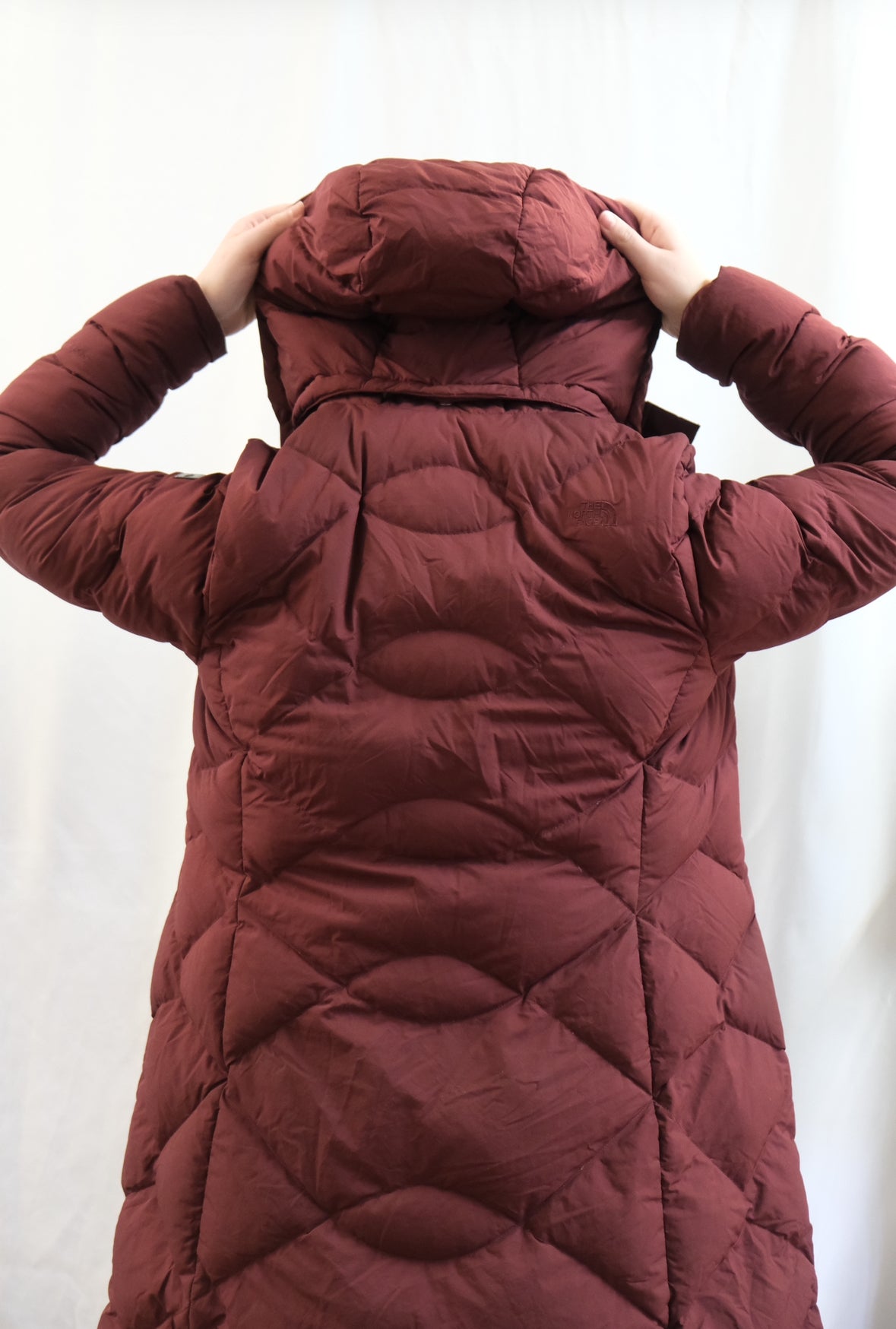 Booth 18 The North Face Maroon Parka (S-M)