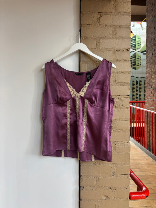 Booth 13 100% Silk Vintage Tank (L)