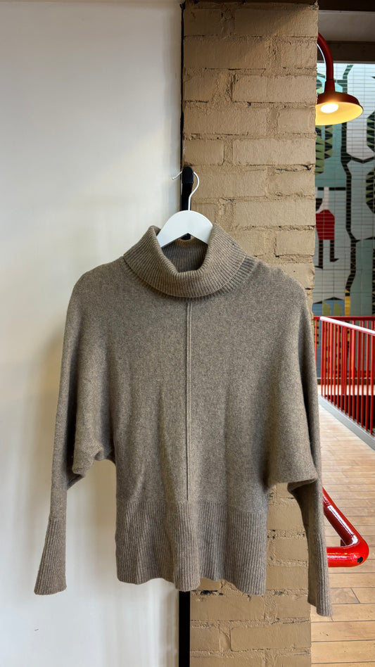 Booth 4 Tan Turtleneck Sweater (M)
