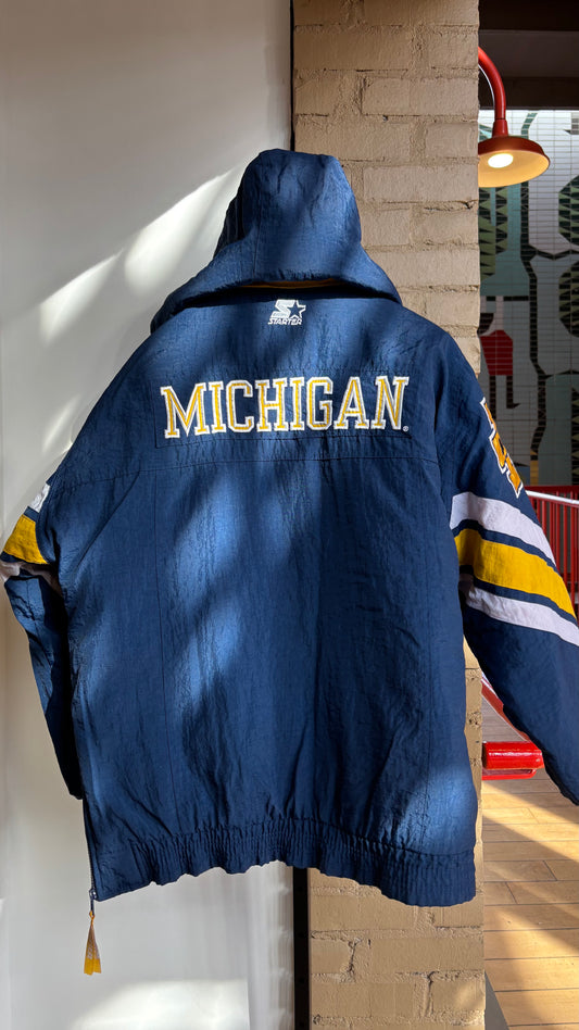 Booth 1 University of Michigan Starter Jacket (L/XL)