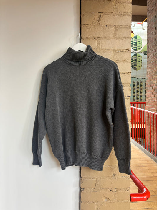 Booth 7 Madewell Gray Knit Turtle Neck Sweater (M)
