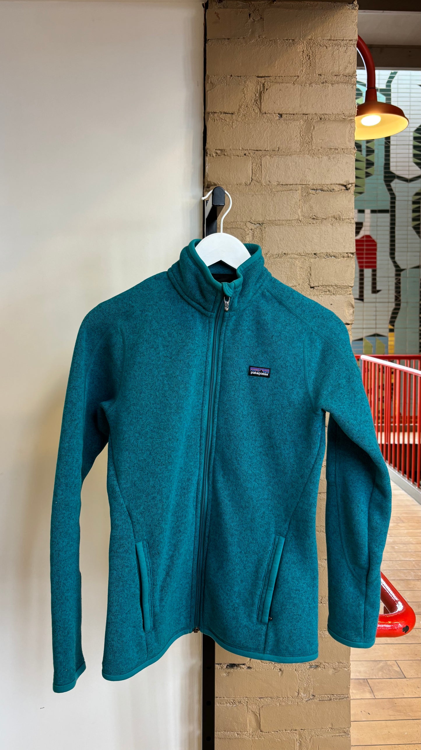 Booth 12 Teal Patagonia Better Sweater Zip Up (S-M)