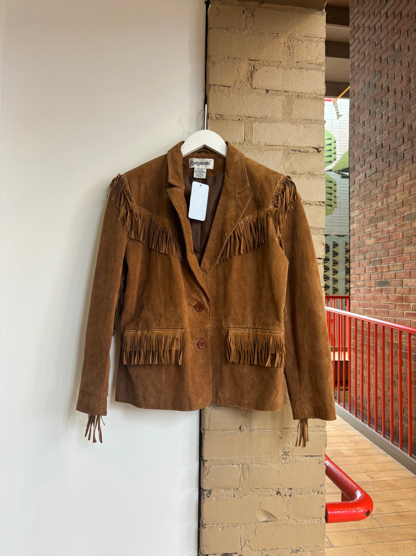 Booth 7 Vintage Fringe Jacket - Small Glue Issues (S)