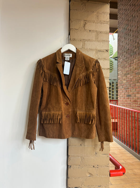 Booth 7 Vintage Fringe Jacket - Small Glue Issues (S)