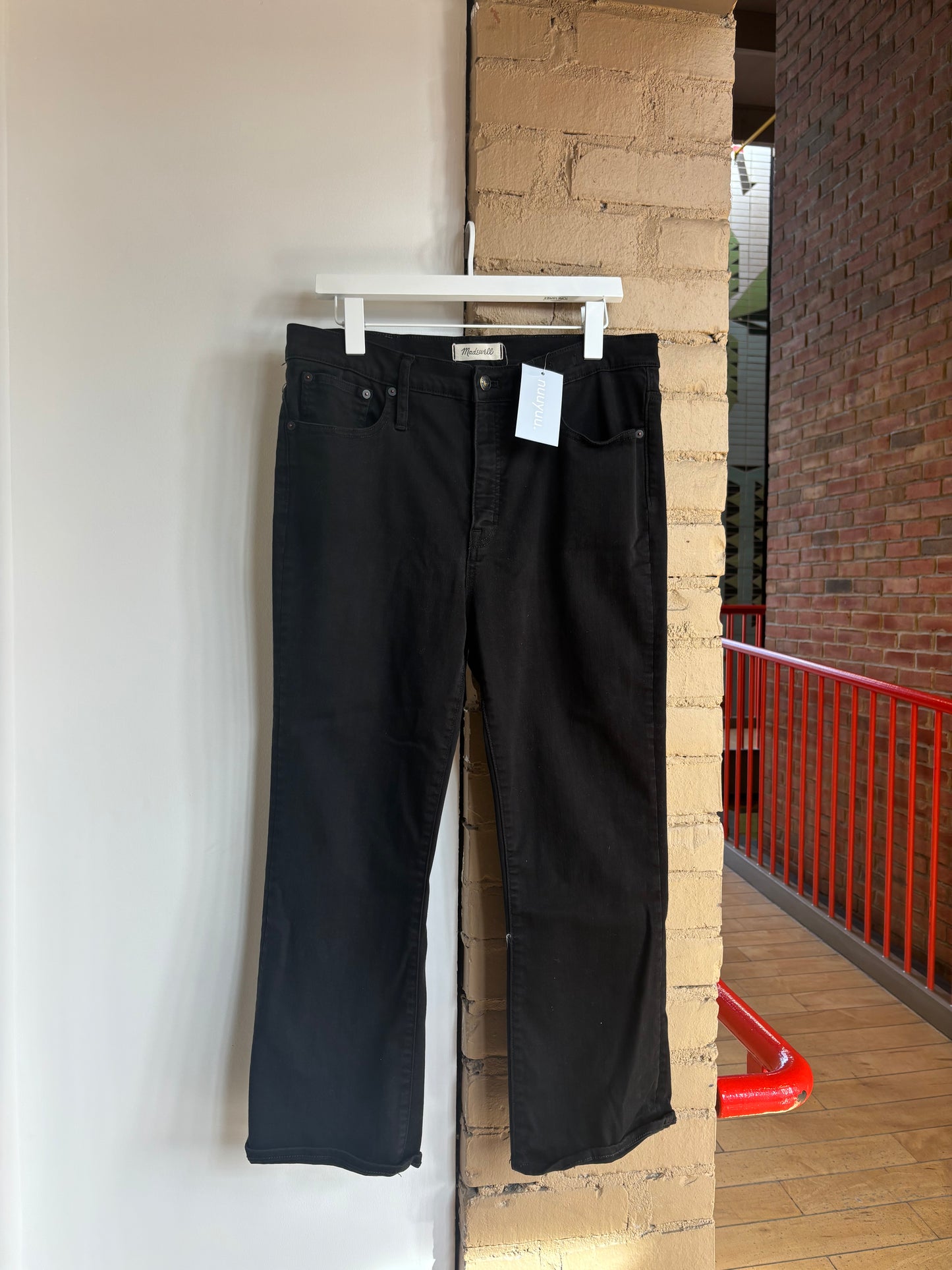 Booth 12 Madewell Cali Demi-Boot Black Pants (31)