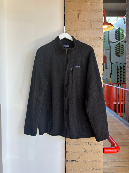 Booth 5 Men’s Patagonia Black Better Sweater Full Zip Up (XL)