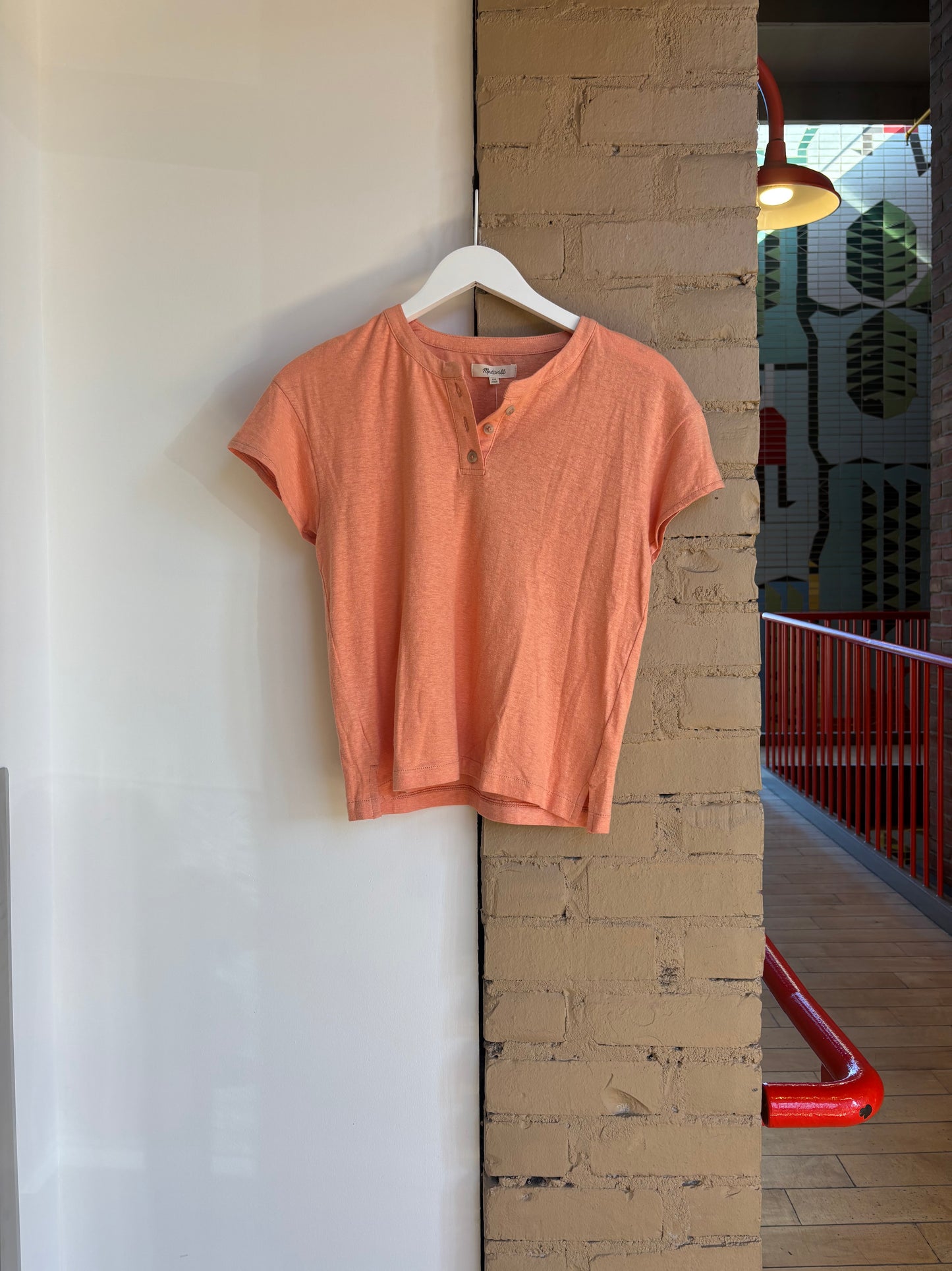Booth 8 NWT Madewell Orange Tee (XS)